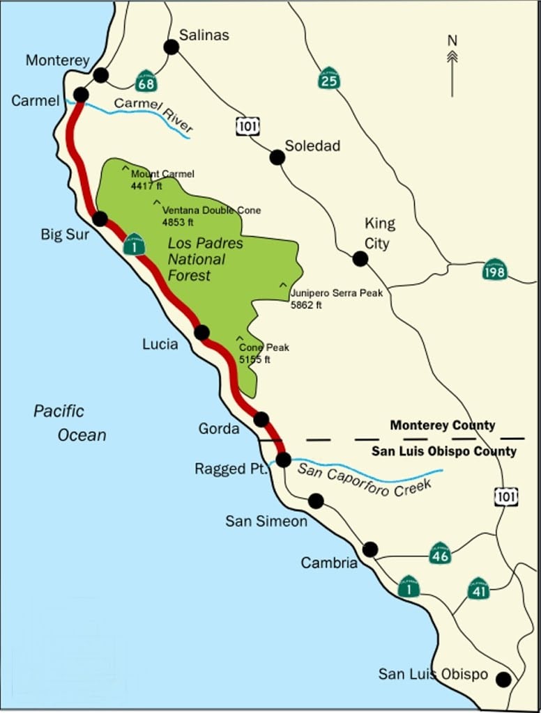California State Route 1, roadtrip westküste usa